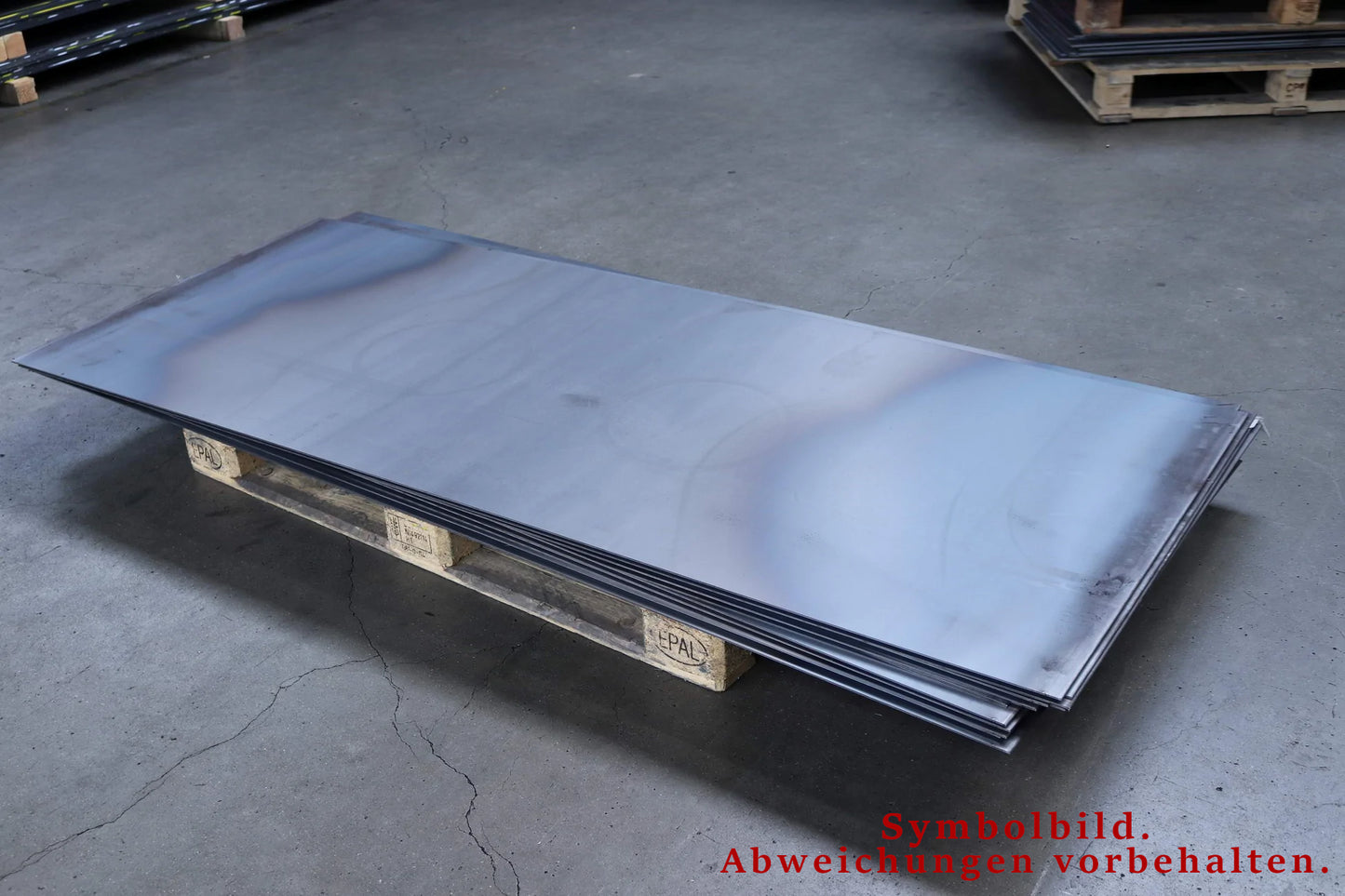 Blechtafel S235JR+AR - 2.000 x 385 x 4 mm - walzblau