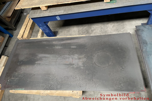 Blechtafel S355J2+N - 2.000 x 950 x 6 mm - gestrahlt SA2,5 [R84970]